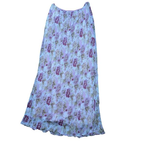 Vintage 90s Y2K Floral Fringe Pink Temptation Large Flapper Style Max Dress Set - Picture 5 of 8